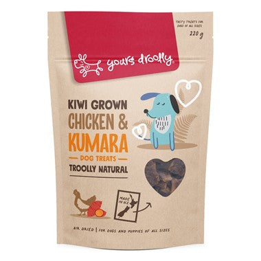 Natural Dog Treats - Kiwi Grown Chicken & Kumara 220g