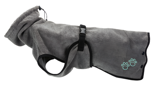 Bathrobe for Dogs Grey